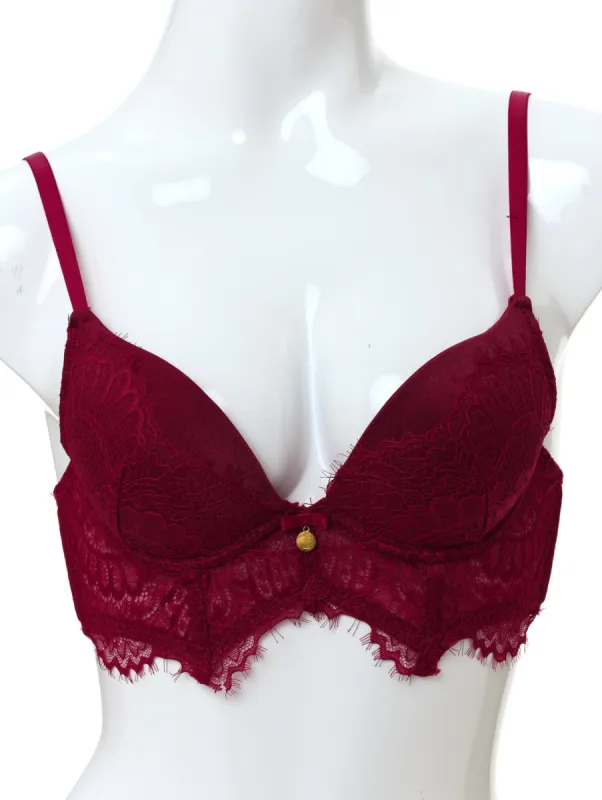 Ladies Eyelash Lace Bra sold by Edgars