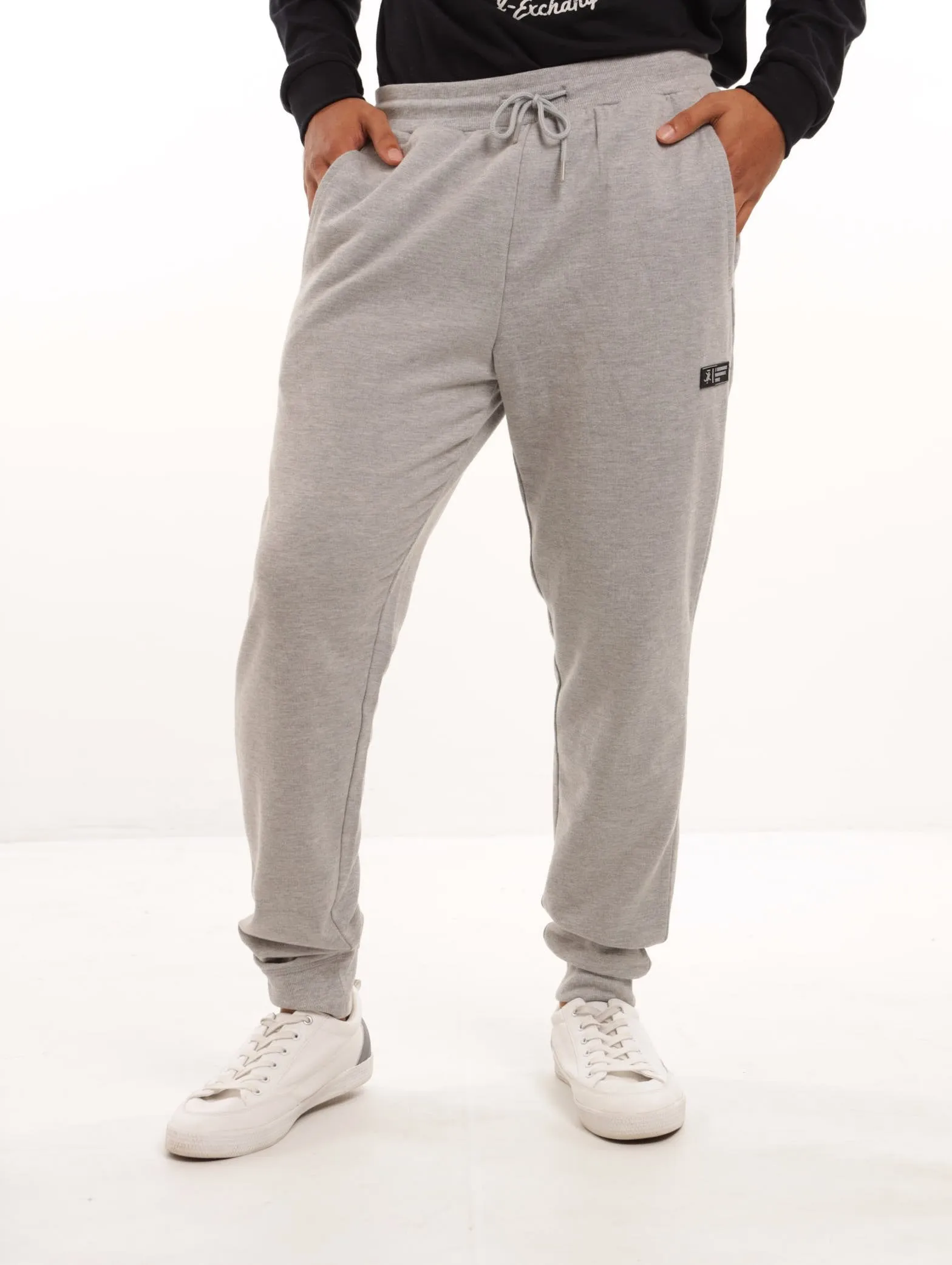Men's Basic Fleece Jogger - Grey Melange sold by Edgars