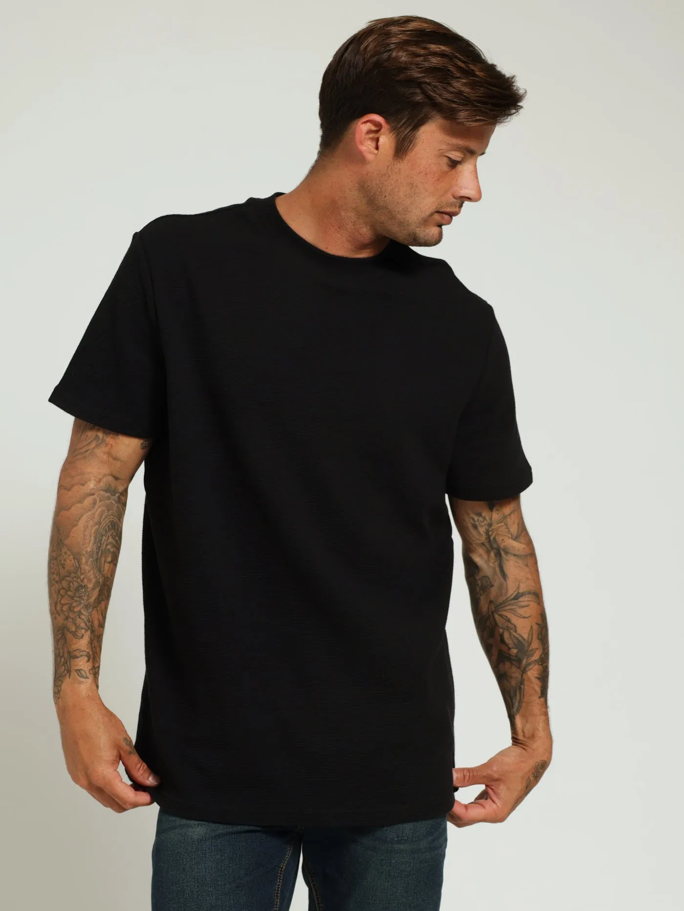 Ottoman Crew Tee - Black sold by Edgars