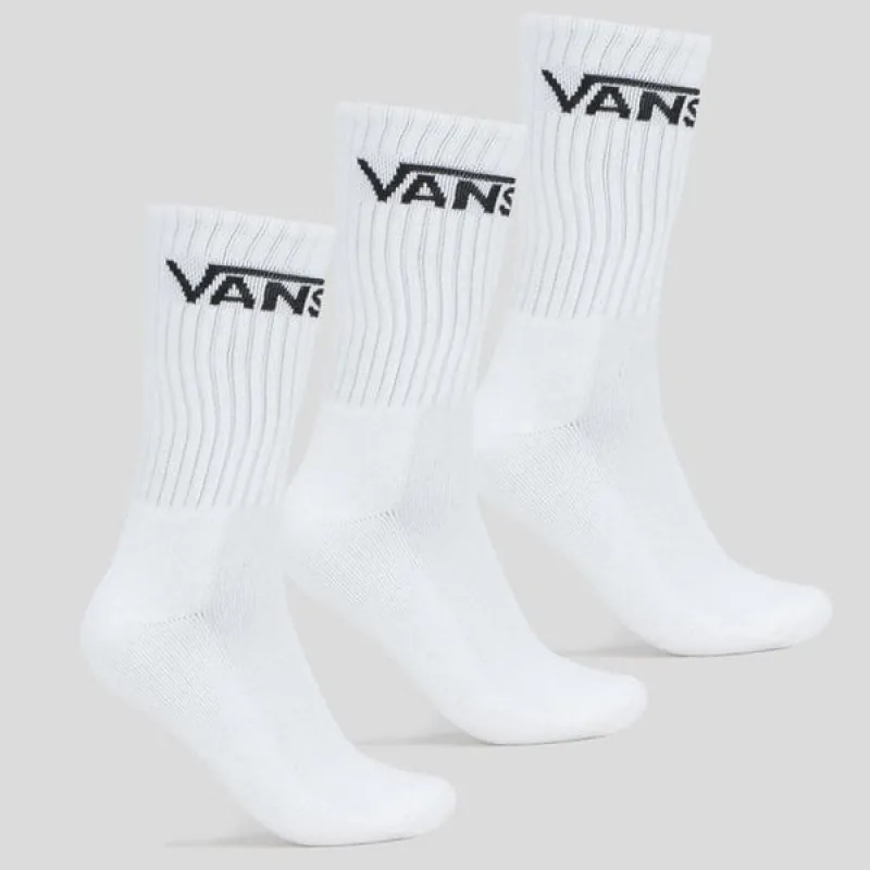 Men's 3 Pack Classic Crew Anklet Sock - White sold by Edgars