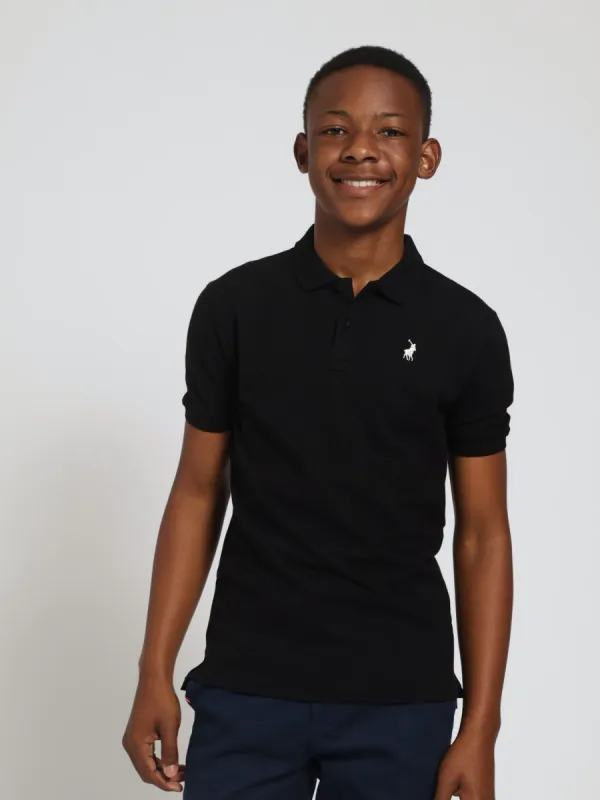 Boys Austin Golfer - Black sold by Edgars