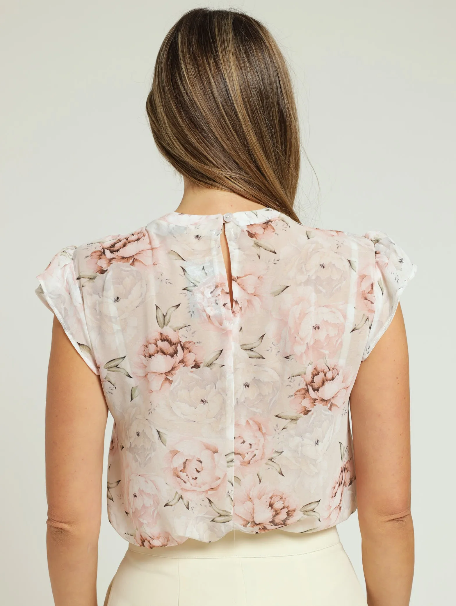 Keyhole Flutter Sleeve Blouse sold by Edgars product image thumbnail 3