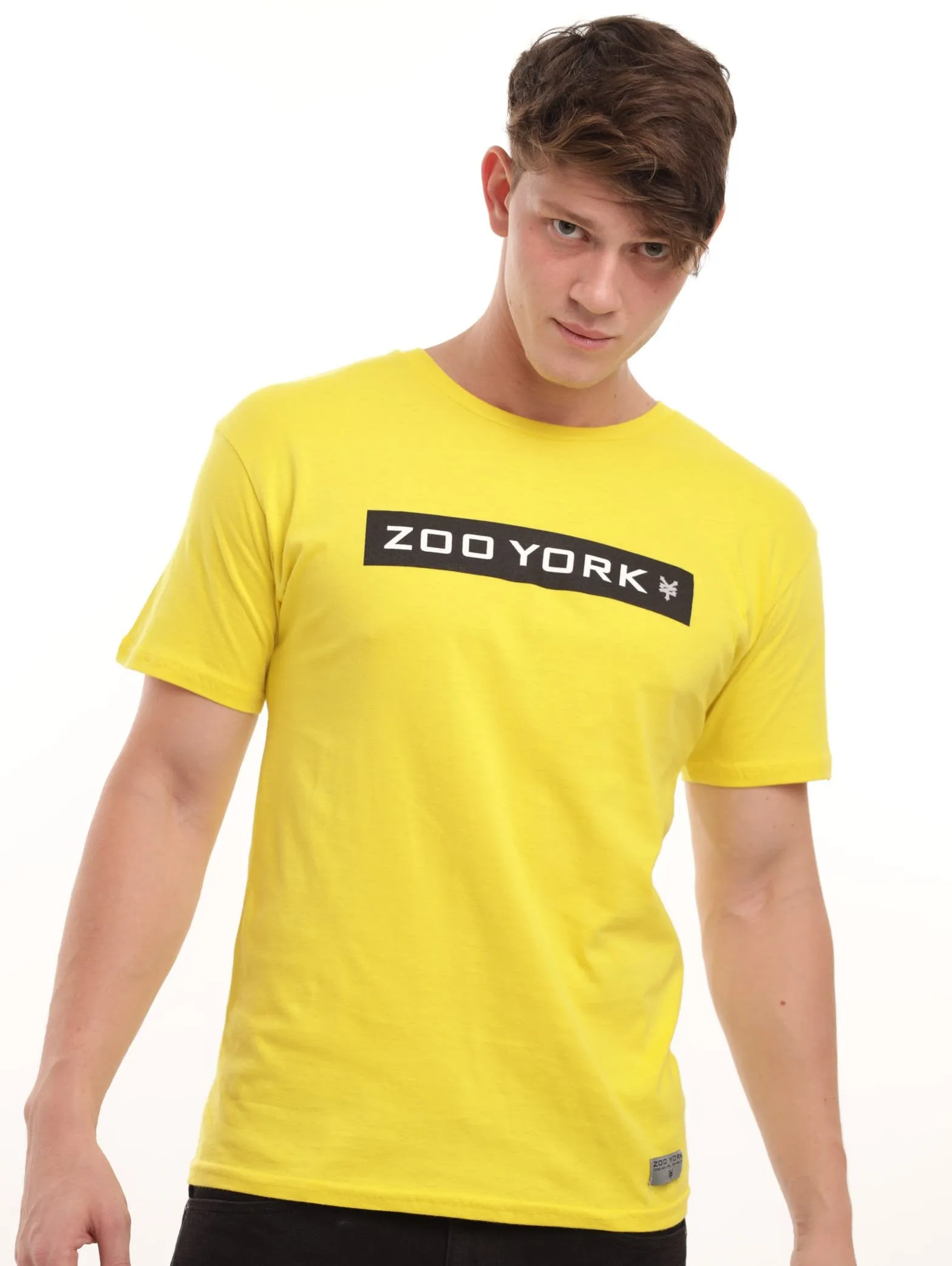 Men's Basic Printed Tee - Yellow sold by Edgars