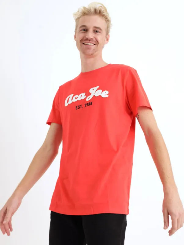 Men's Logo Tee - Red sold by Edgars