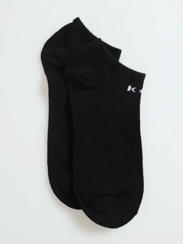 Single Lowcut Sneaker Socks - Black sold by Edgars 