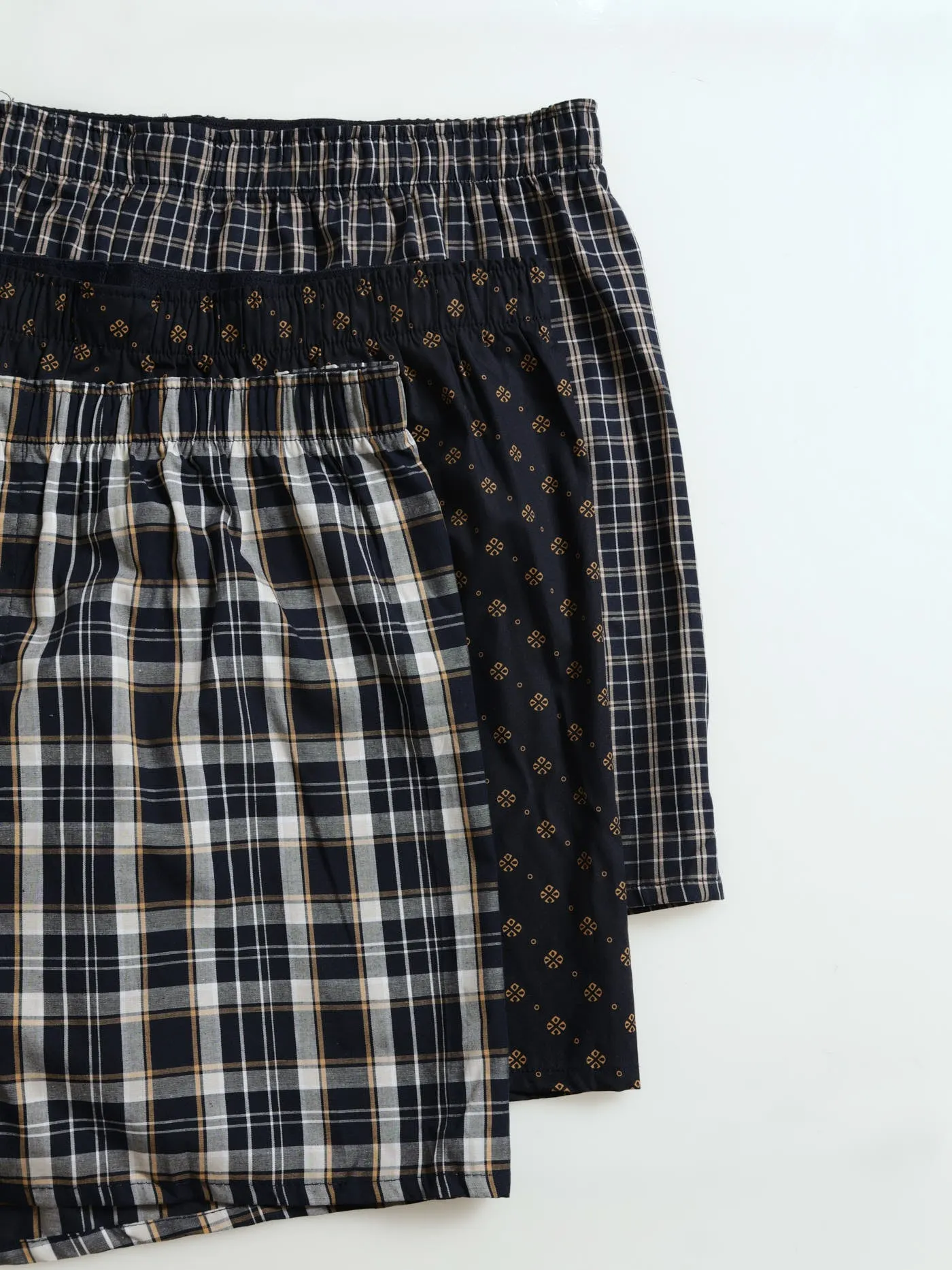 3 Pack Design Boxers - Blue sold by Edgars