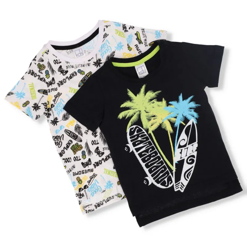 Pre-Boys 2 Pack Cool Vibes Tee's made by Edgars