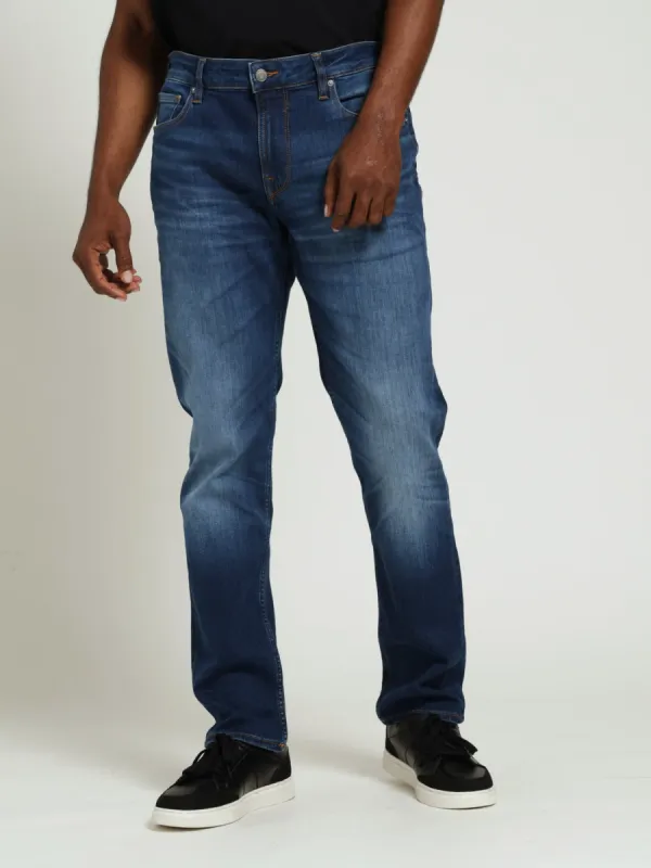 Slim Leg Denim Jean - Mid Blue sold by Edgars
