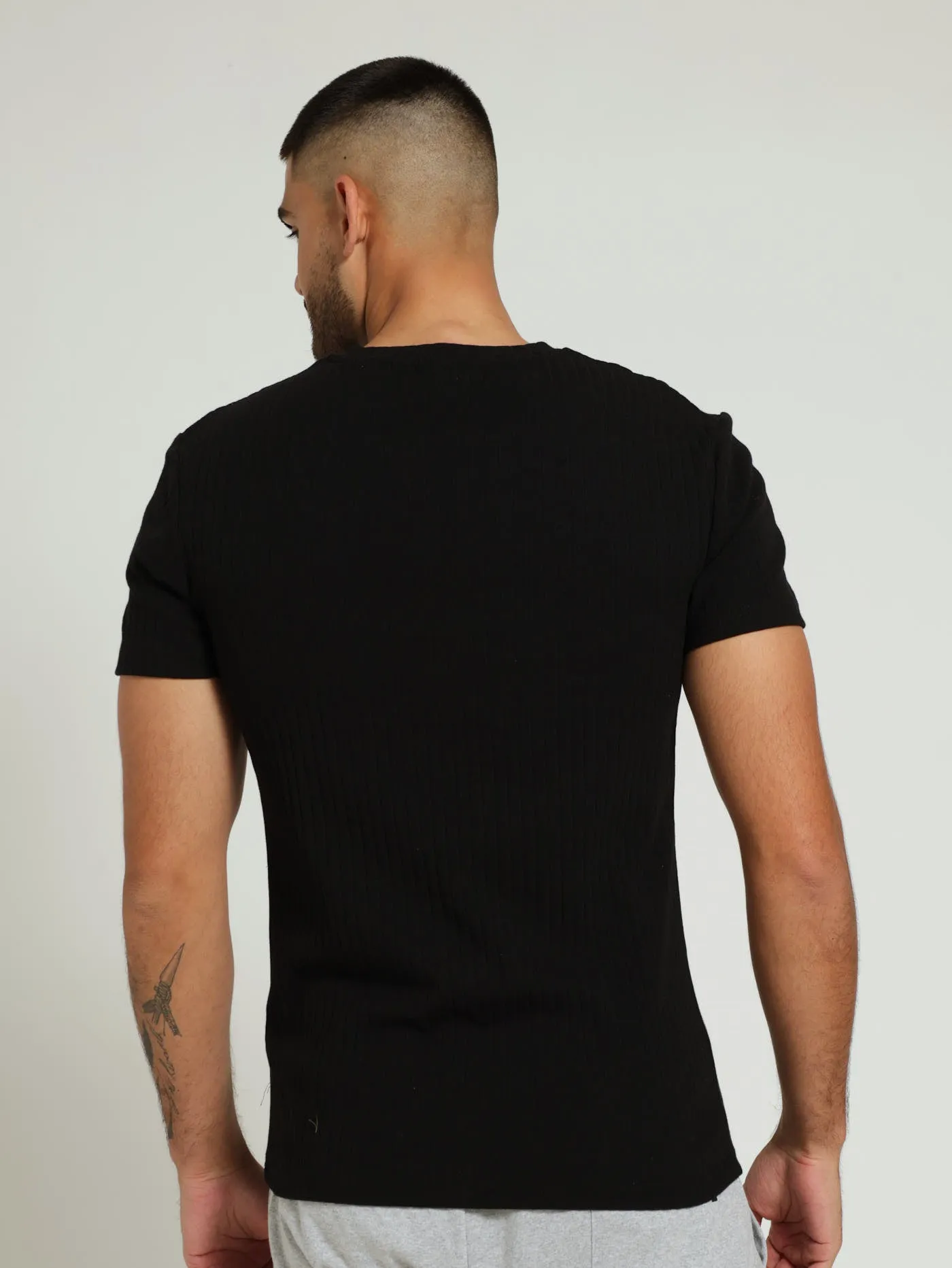 Muscle Rib Tee - Black sold by Edgars product image thumbnail 3