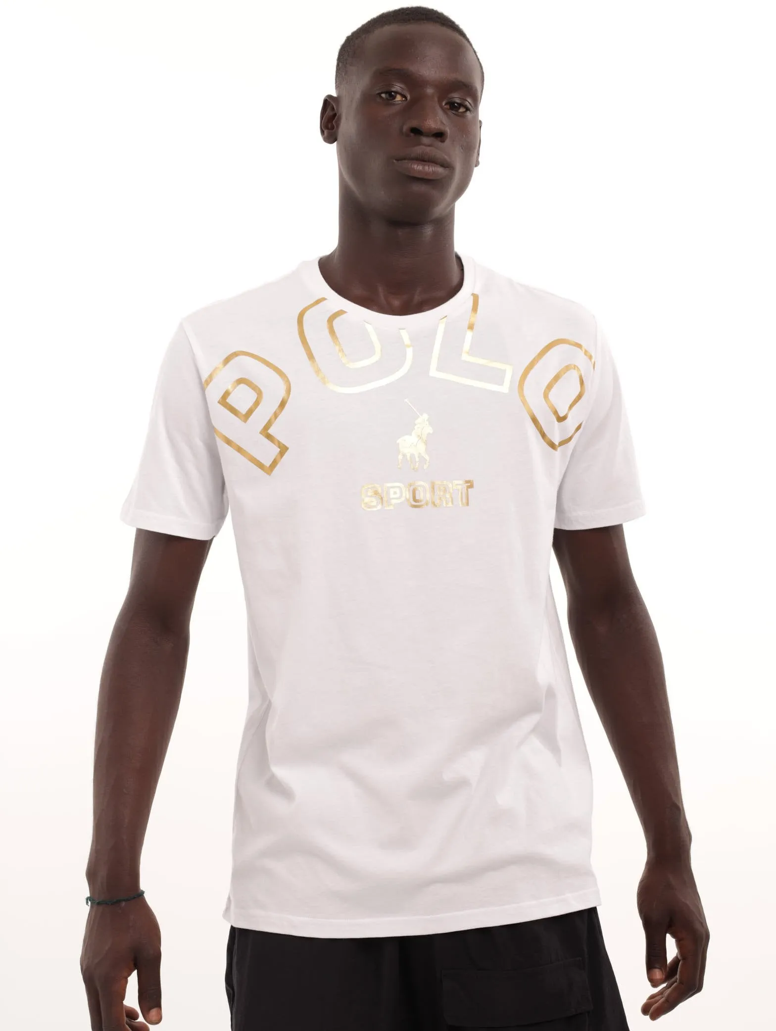 Men's Sport Foil Tee - White sold by Edgars