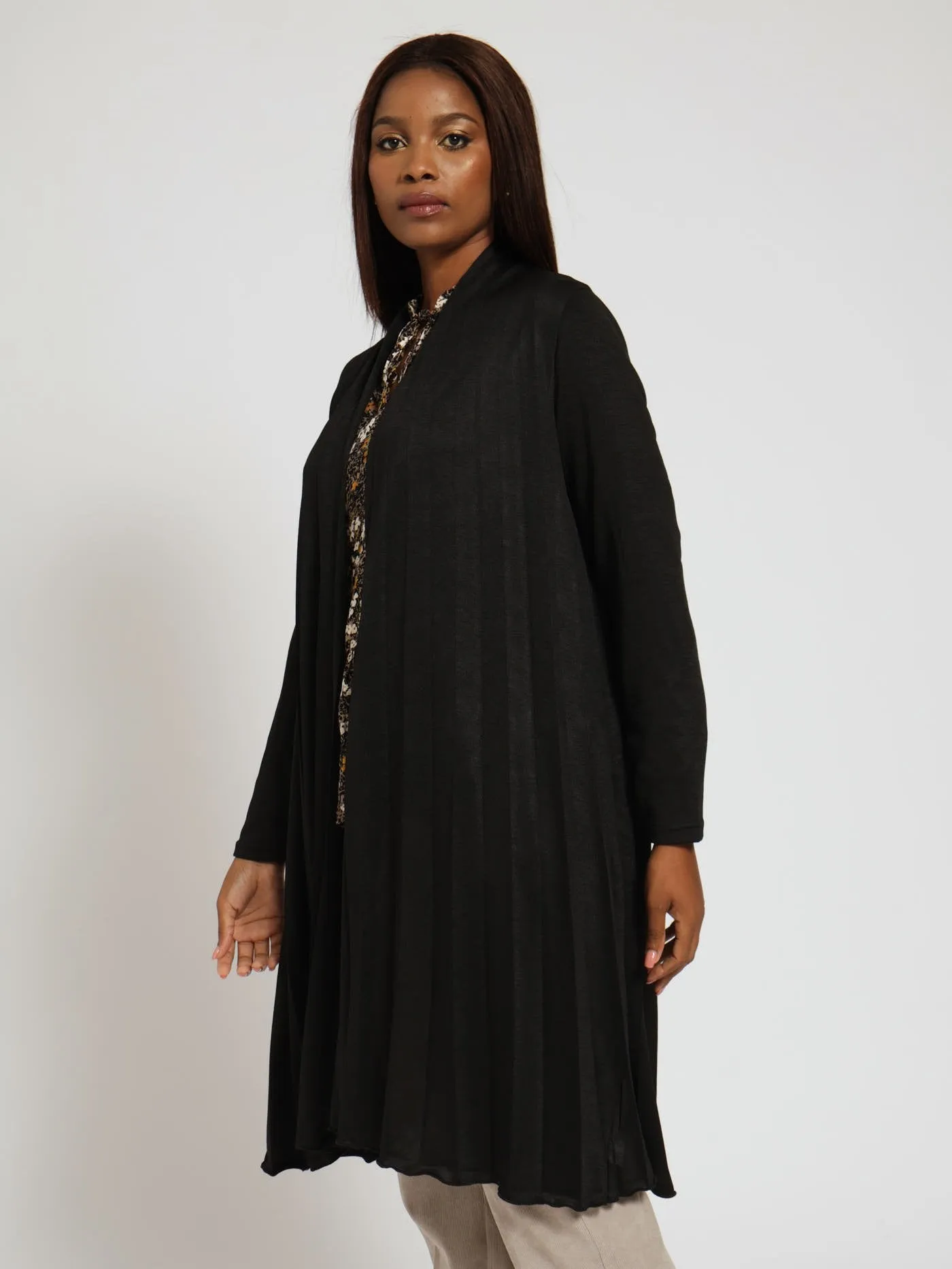 Pleated Open Throw Jacket - Black sold by Edgars product image thumbnail 2