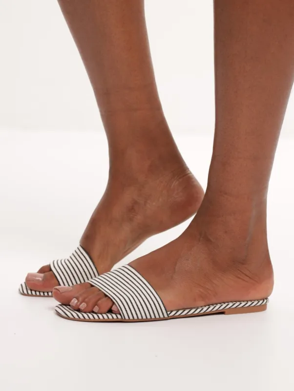 Ladies Basic Plain Mule Push-In Sandal sold by Edgars
