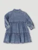 Button Through Denim Dress - Denim sold by Edgars