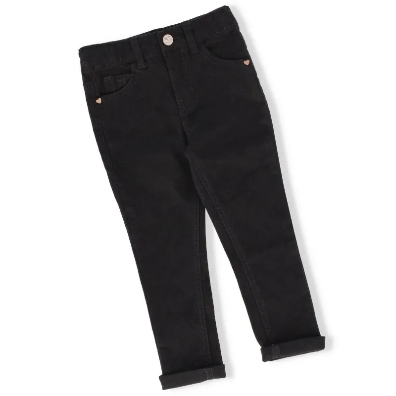 Pre-Girls Skinny Denim - Black sold by Edgars