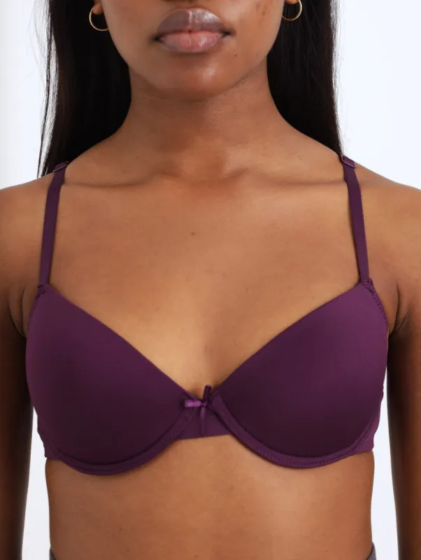 Ladies 2 Pack Tshirt Colour Bra - Rust sold by Edgars