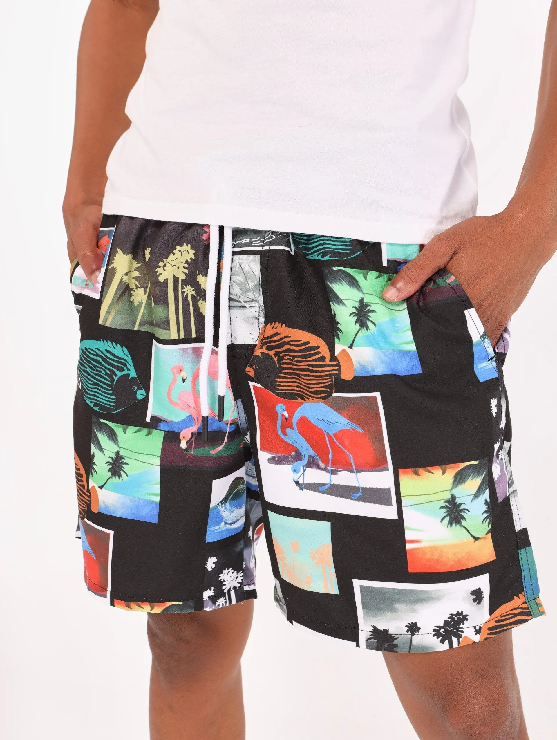 Men's Key West Swim Short - Black sold by Edgars