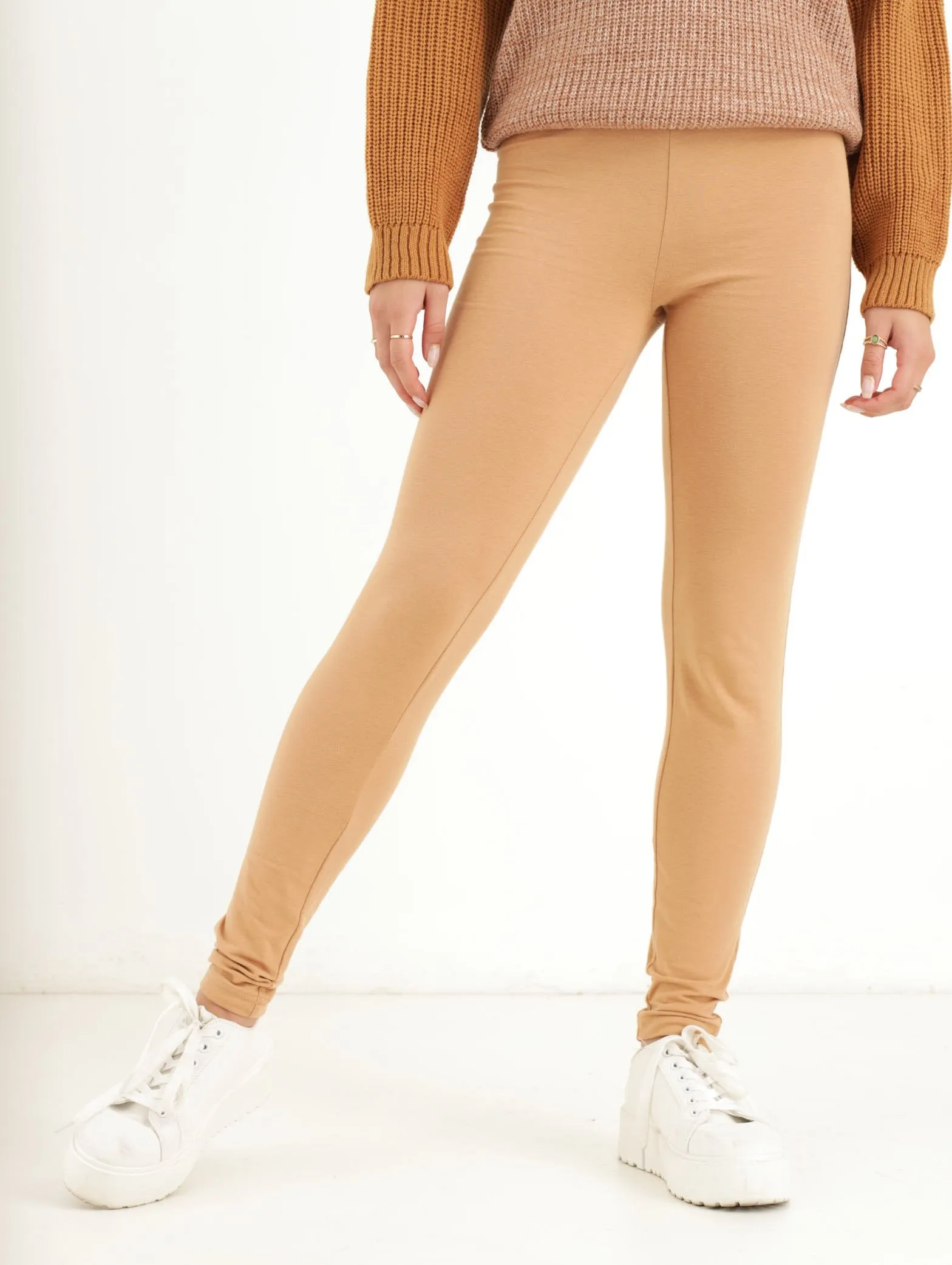 Ladies Basic Legging - Tan sold by Edgars