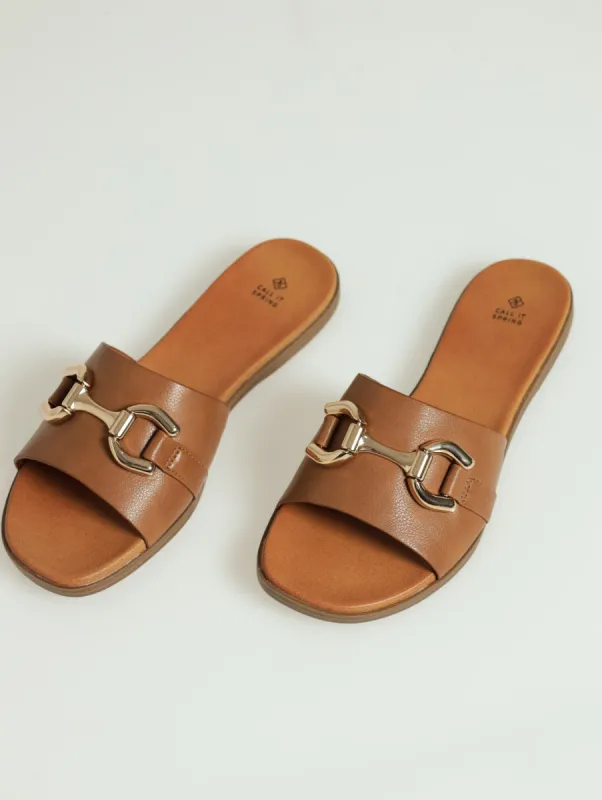 Phoeniix Push In Mule Sandal - Cognac sold by Edgars