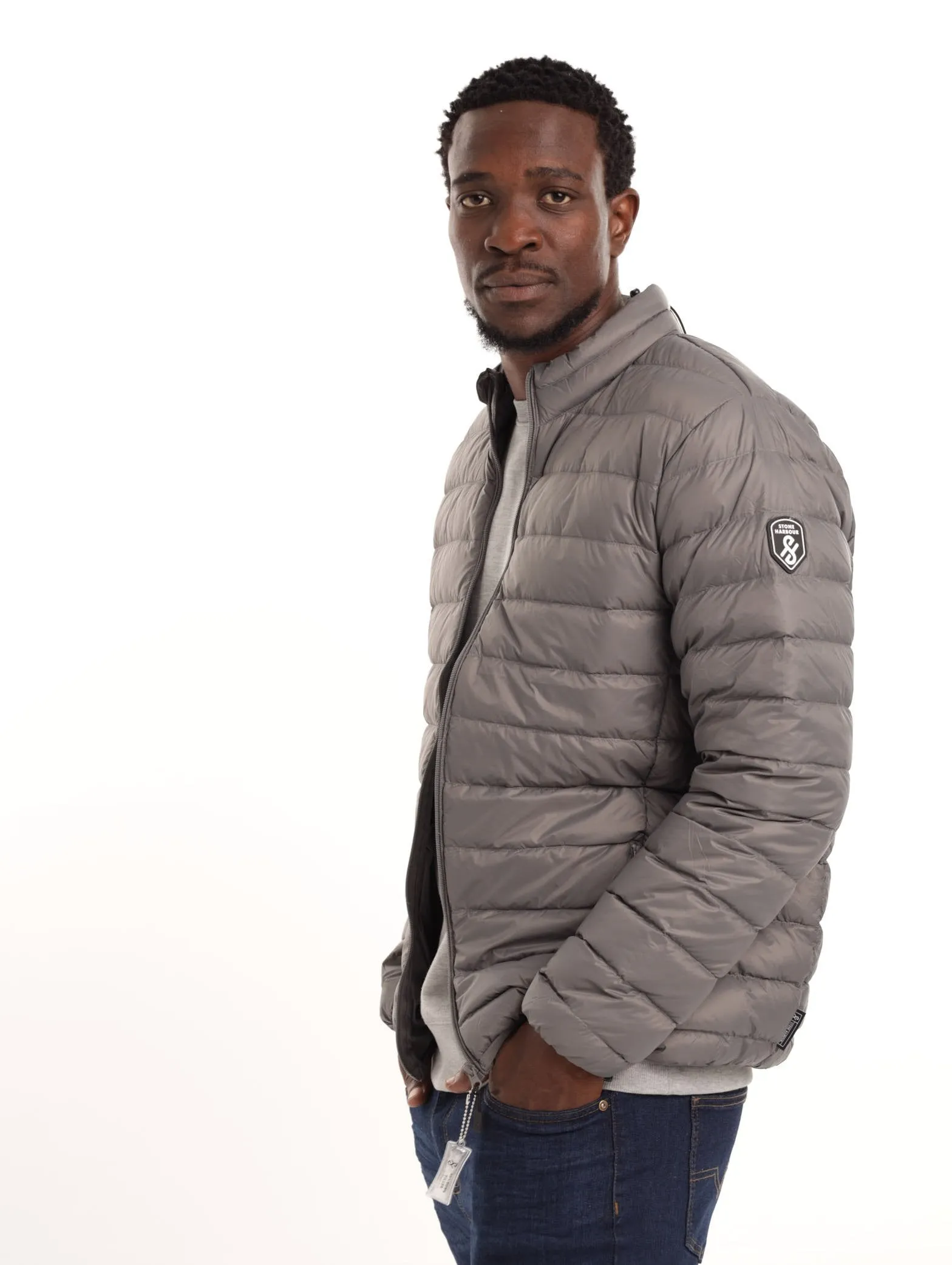 Men's Down Puff Jacket - Grey sold by Edgars product image thumbnail 2