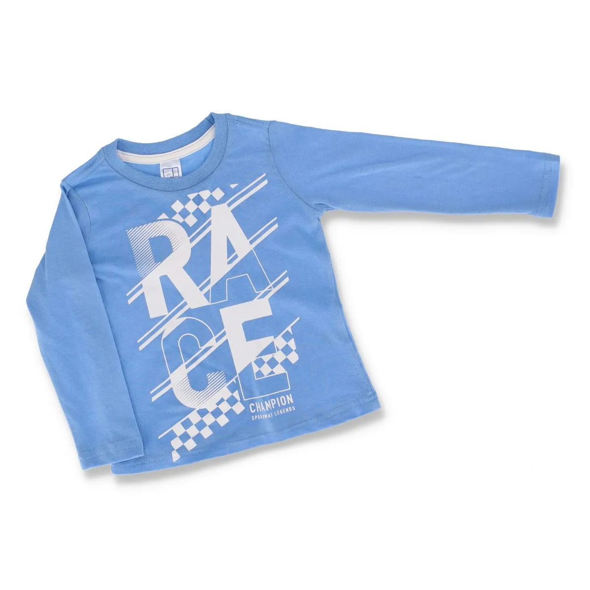 Pre-Boys Long Sleeve Race Tee - Blue sold by Edgars