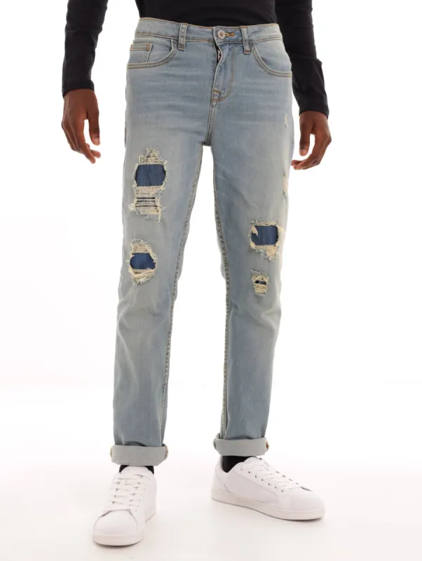 Boys Denim Tea Stain Denim Jean sold by Edgars