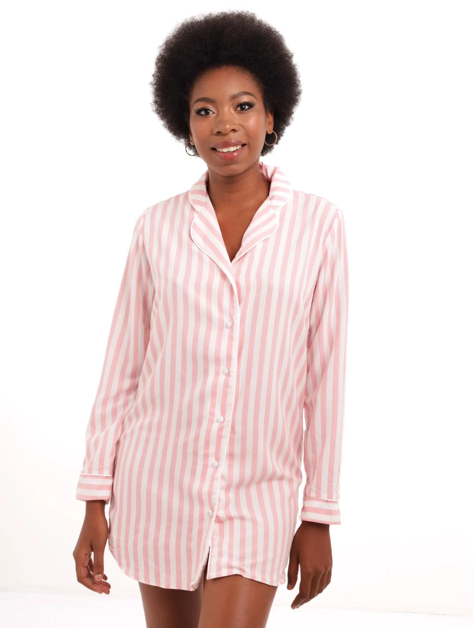 Stripe Sleepshirt - Pink sold by Edgars