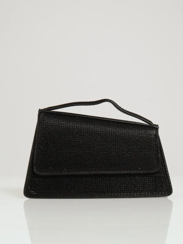 Rommy Top Handle Bag - Black sold by Edgars 