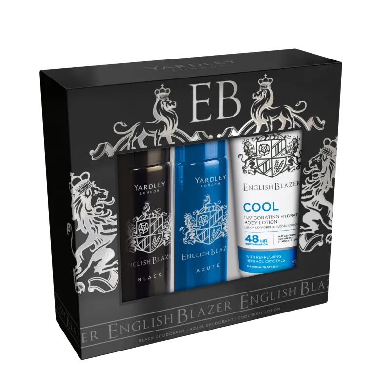 English Blazer Deo Spray & Body Lotion GiftSet sold by Edgars