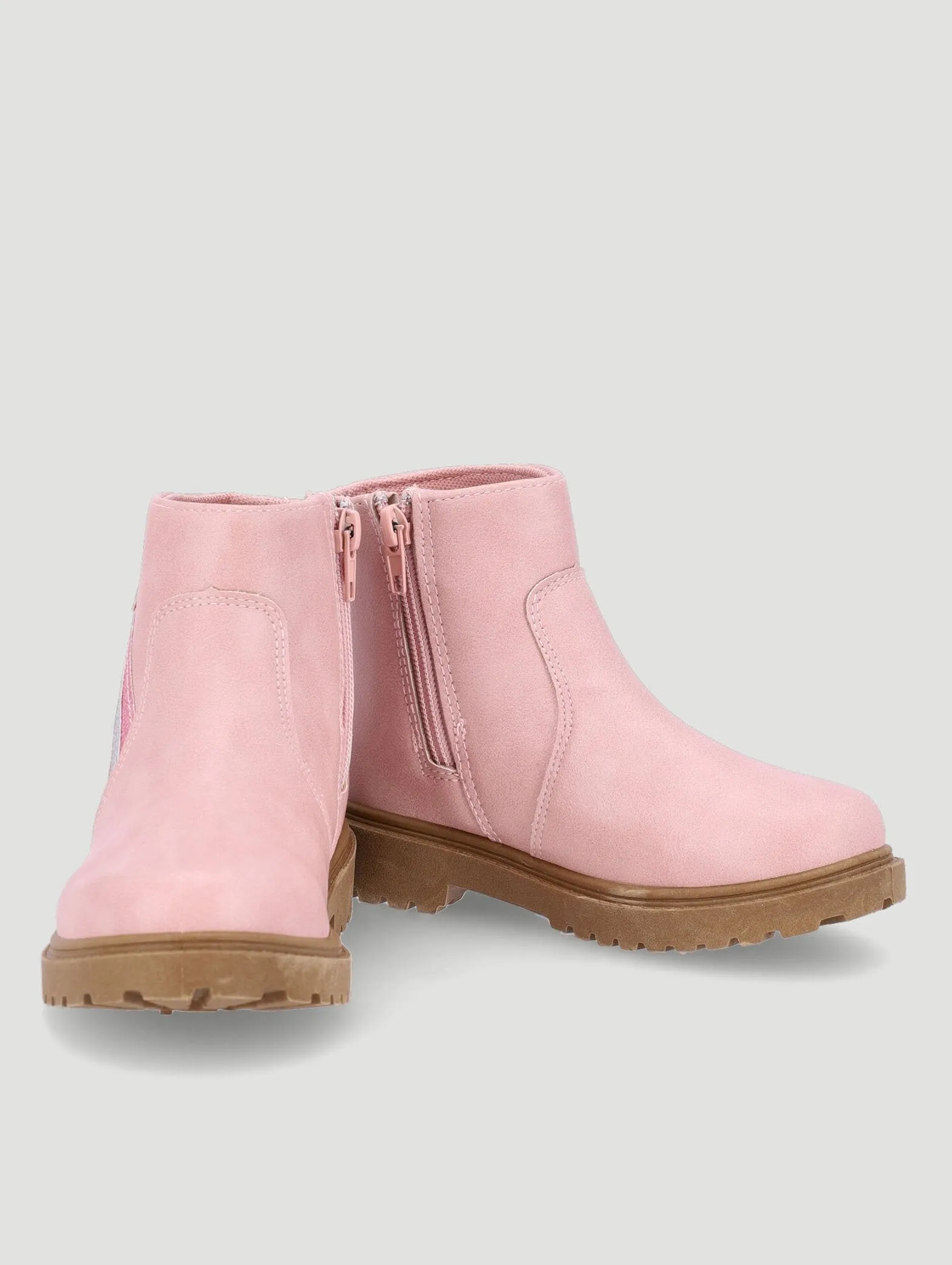 Pre-Girls Applique Boot - Pink sold by Edgars
