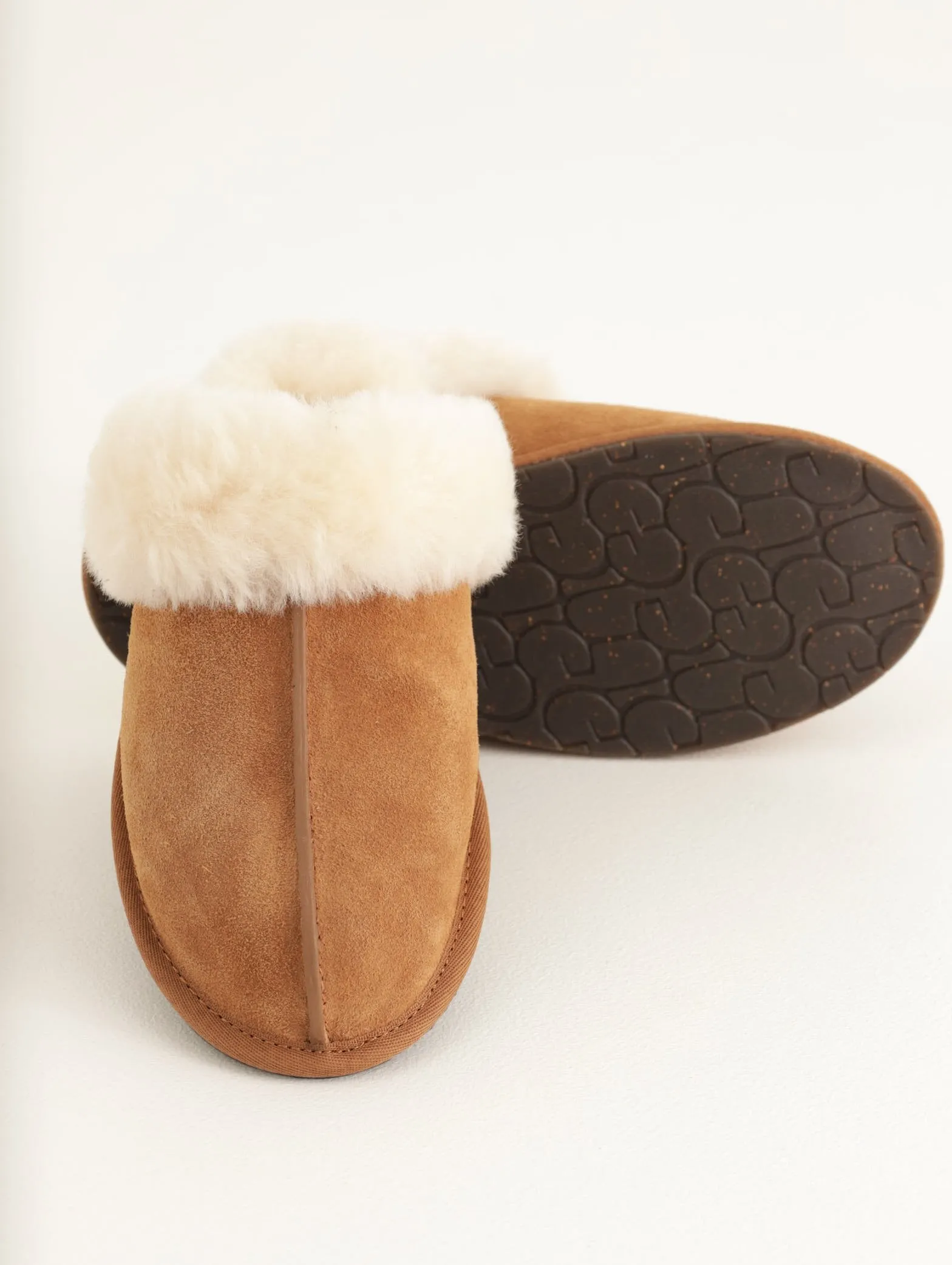 Ladies Ugg Scuffette - Chestnut sold by Edgars