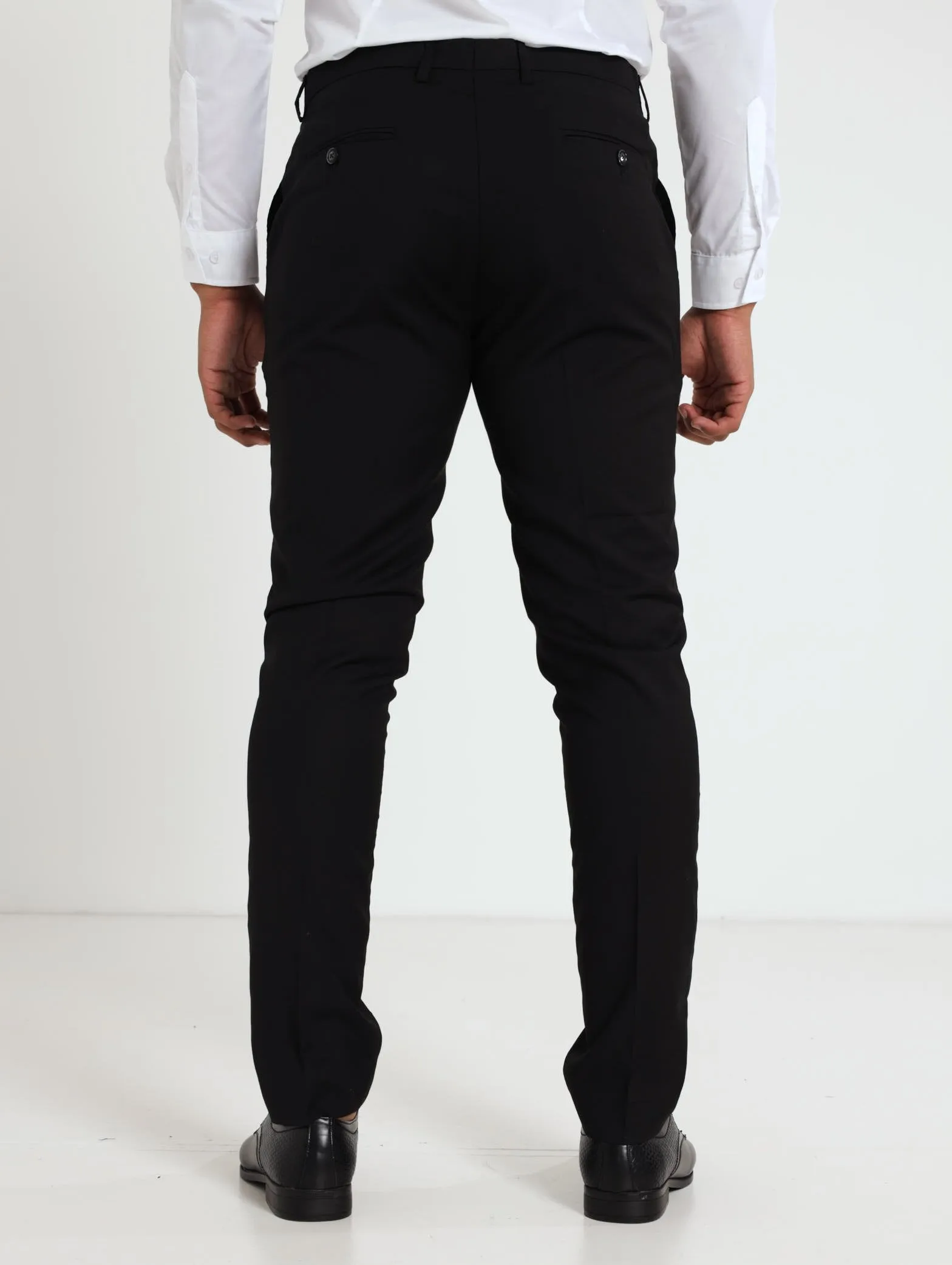 Men's Stretch Skinny Trousers - Black sold by Edgars product image thumbnail 3