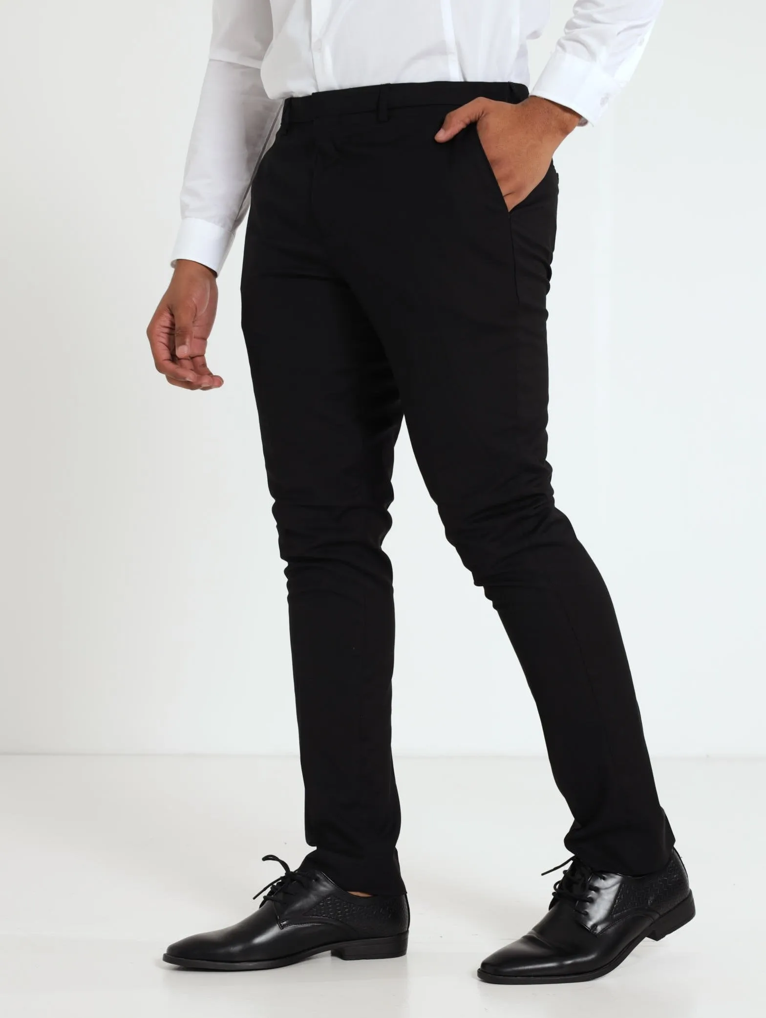 Men's Stretch Skinny Trousers - Black sold by Edgars product image thumbnail 2