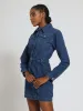 Long Sleeve Denim Dress - Mid Denim sold by Edgars