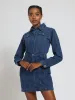 Long Sleeve Denim Dress - Mid Denim sold by Edgars