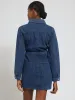 Long Sleeve Denim Dress - Mid Denim sold by Edgars