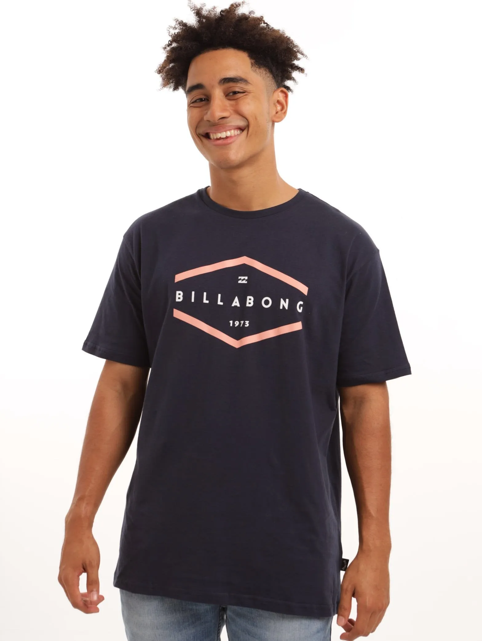 Men's Entry Short Sleeve Tee - Navy sold by Edgars