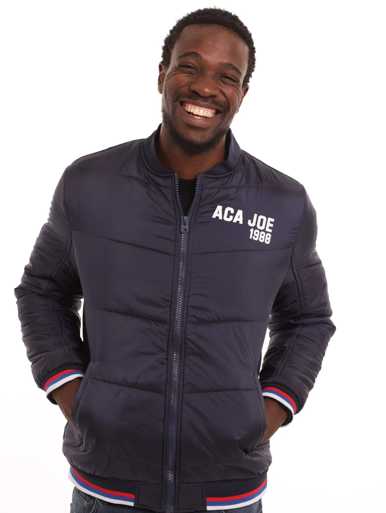 Men's Zip Through Jacket - Navy sold by Edgars