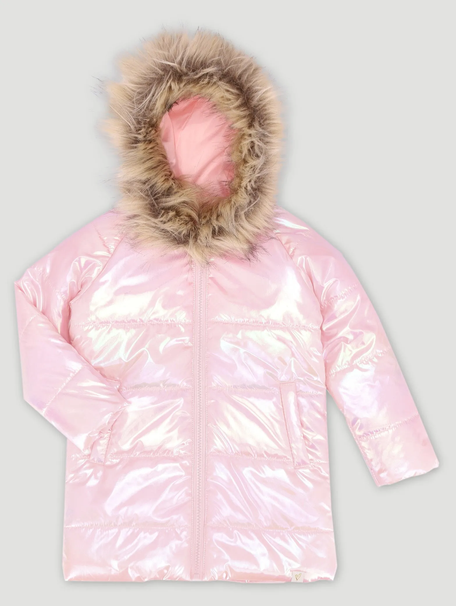 Pre-Girls Metallic Jacket - Light Pink sold by Edgars