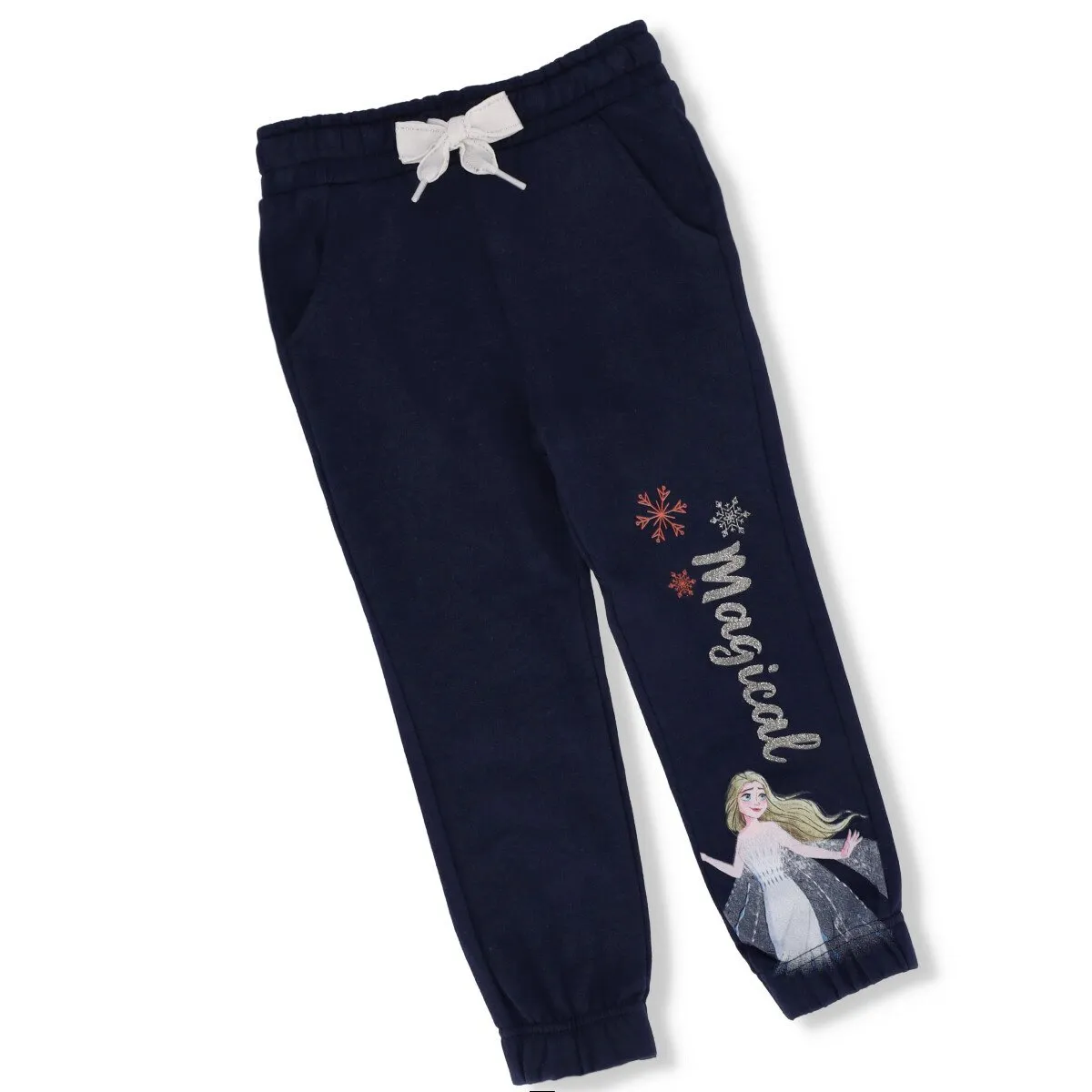 Pre-Girls Frozen Fleece Jogger - Navy sold by Edgars