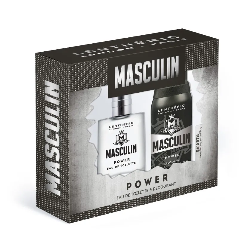 Masculin Power Eau de Toilette Gift Set sold by Edgars
