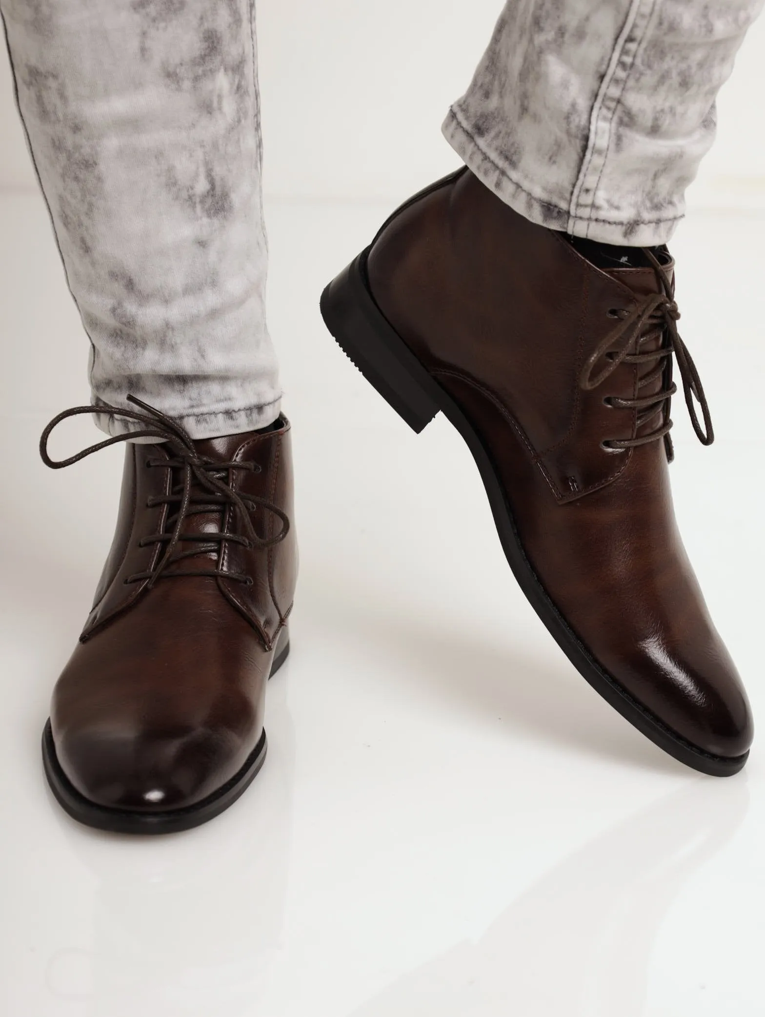 Men's Victor Lace Up Boot - Brown sold by Edgars