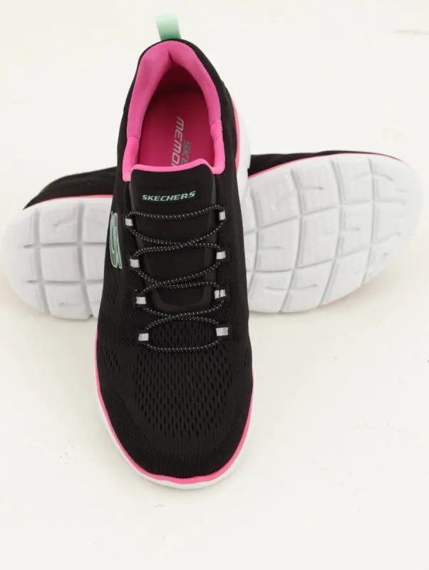 Ladies Summits Trainer Sneaker - Black sold by Edgars