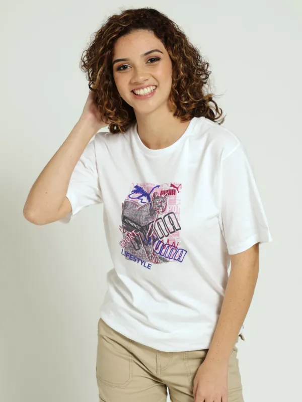 Graphics Photoprint Tee - White sold by Edgars