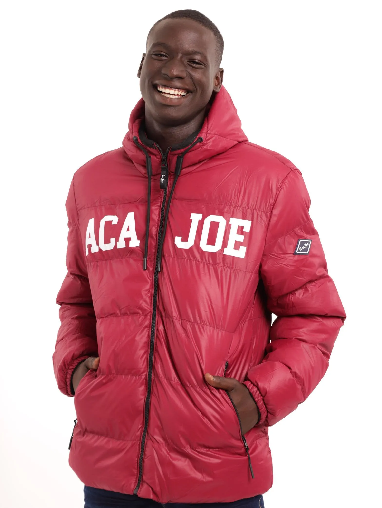 Men's Irridescent Puffer Jacket - Maroon sold by Edgars