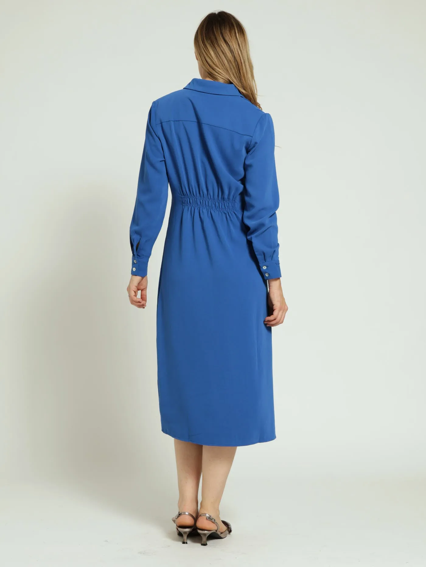 Long Length Shirt Dress - Blue sold by Edgars product image thumbnail 3