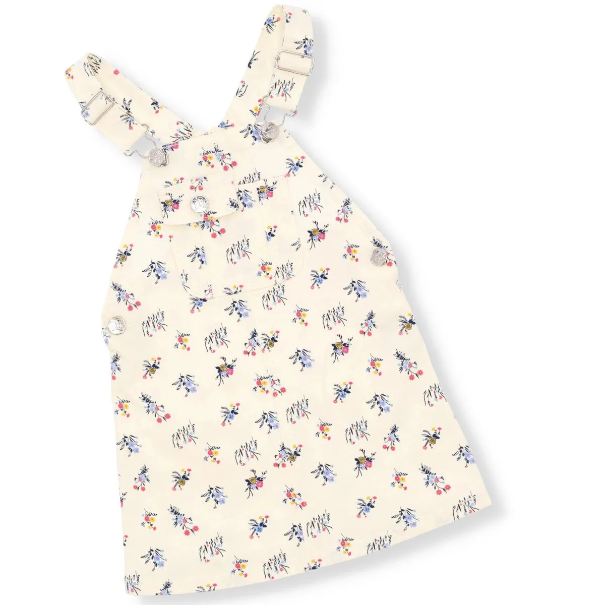 Pre-Girls All Over Print Floral Pinni Dress - Cream sold by Edgars