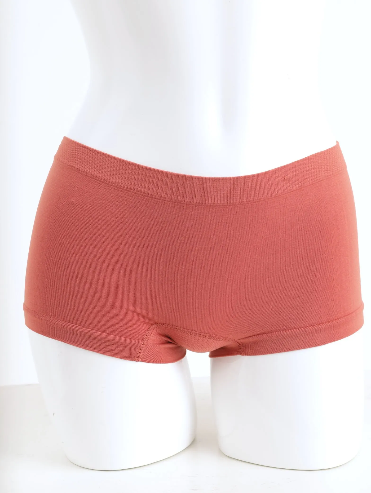 Ladies 3 Pack Plain Boyleg Panty - Rust sold by Edgars