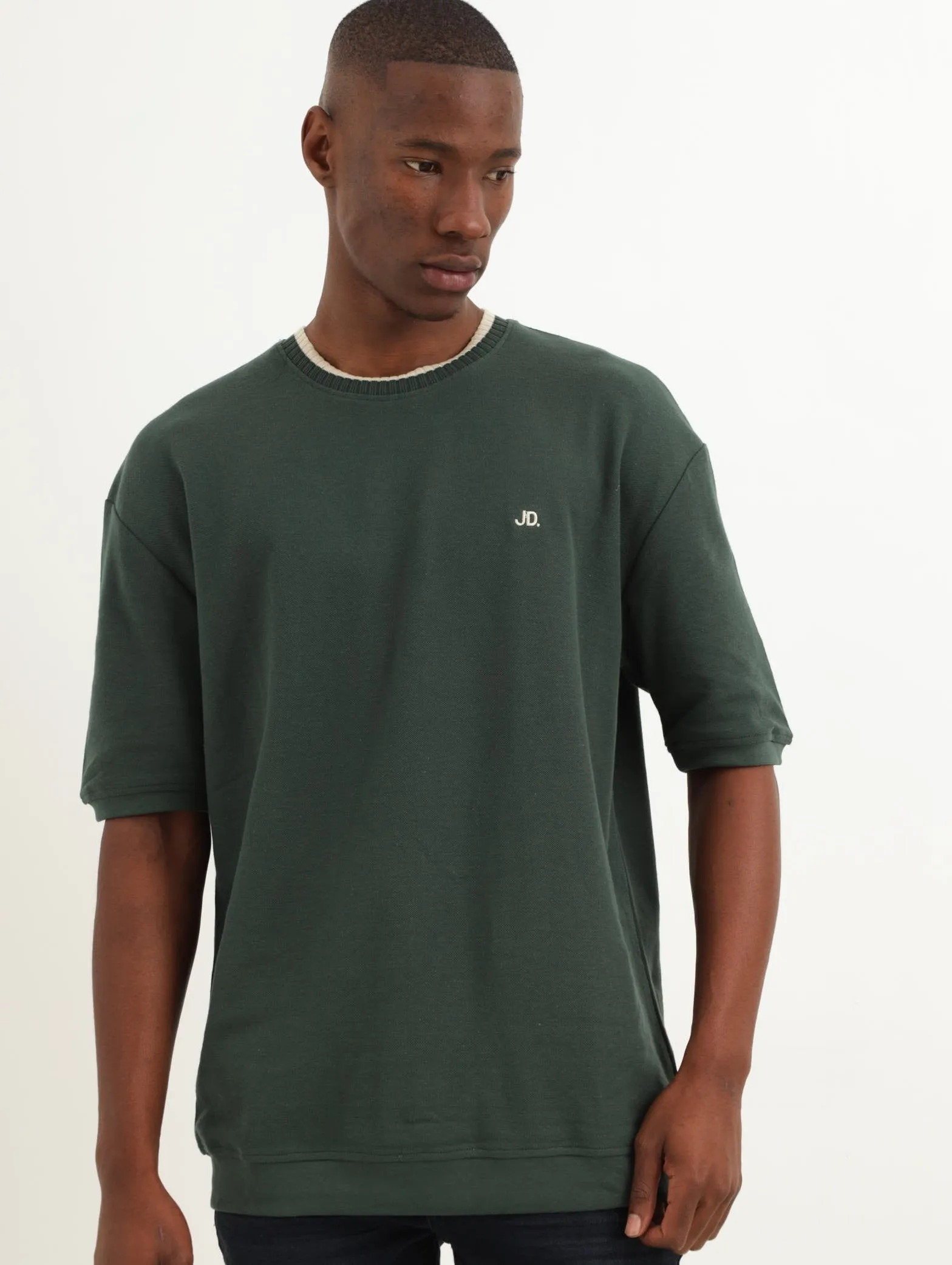 Men's Saint Tee - Olive sold by Edgars