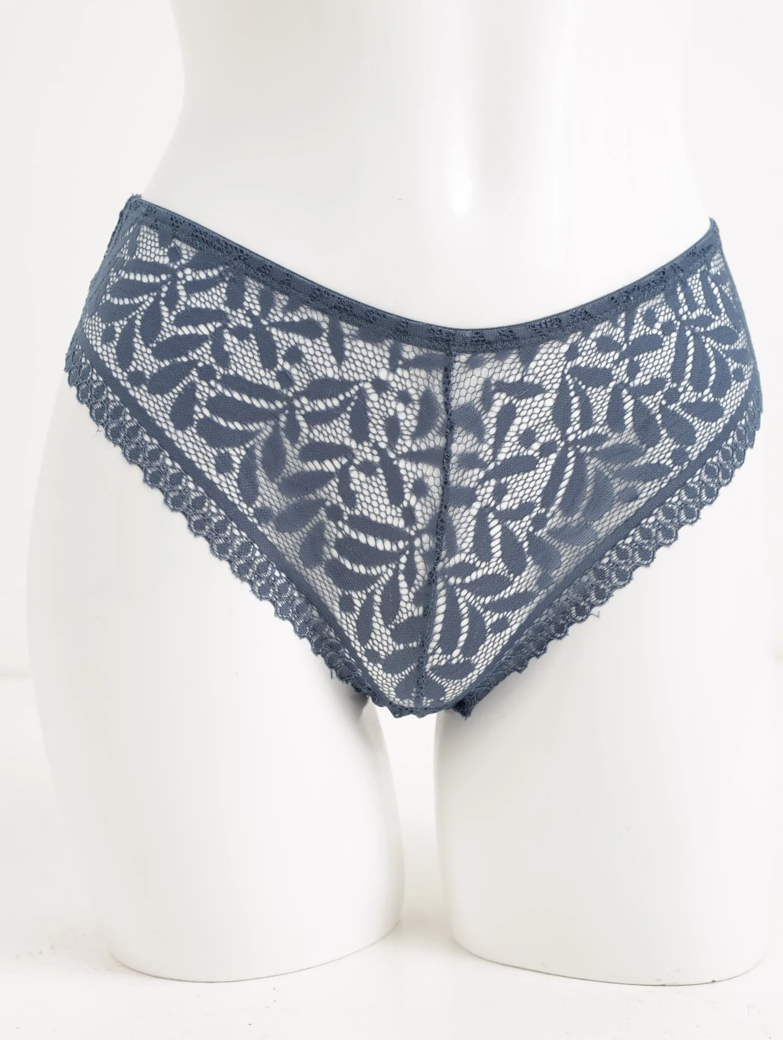 Ladies Lace Boyleg Panty - Blue sold by Edgars
