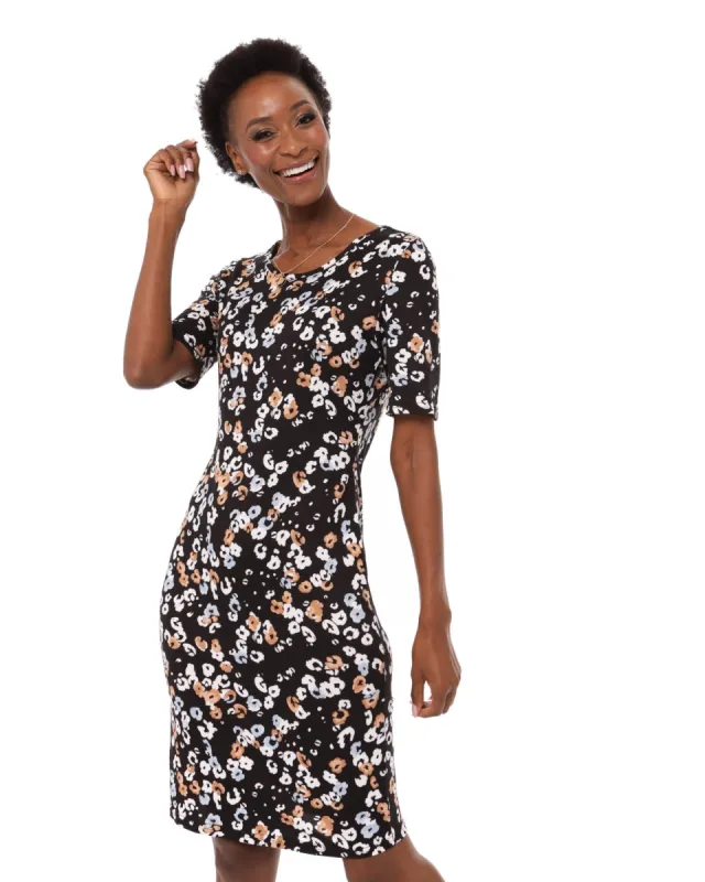 Ladies Floral Bodycon Dress - Blue sold by Edgars